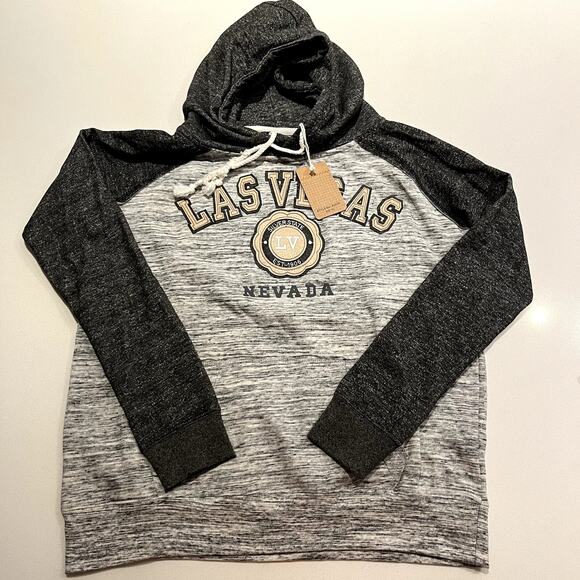 NWT Woman's Las Vegas Passion-I Hoodie Gray/White Hoodie Pullover XL - Picture 3 of 7